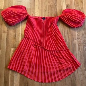 Express (NWT) Pleated Trapeze Dress
